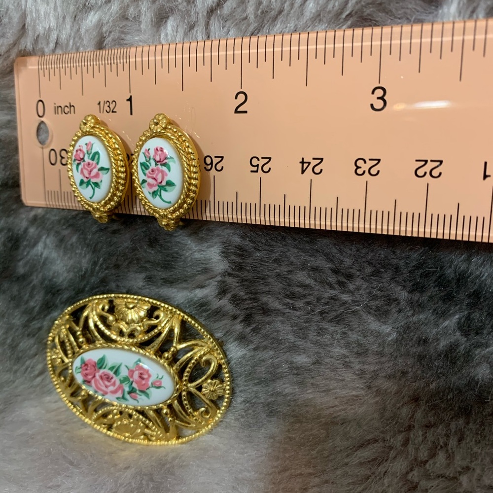 Earring & Brooch Set